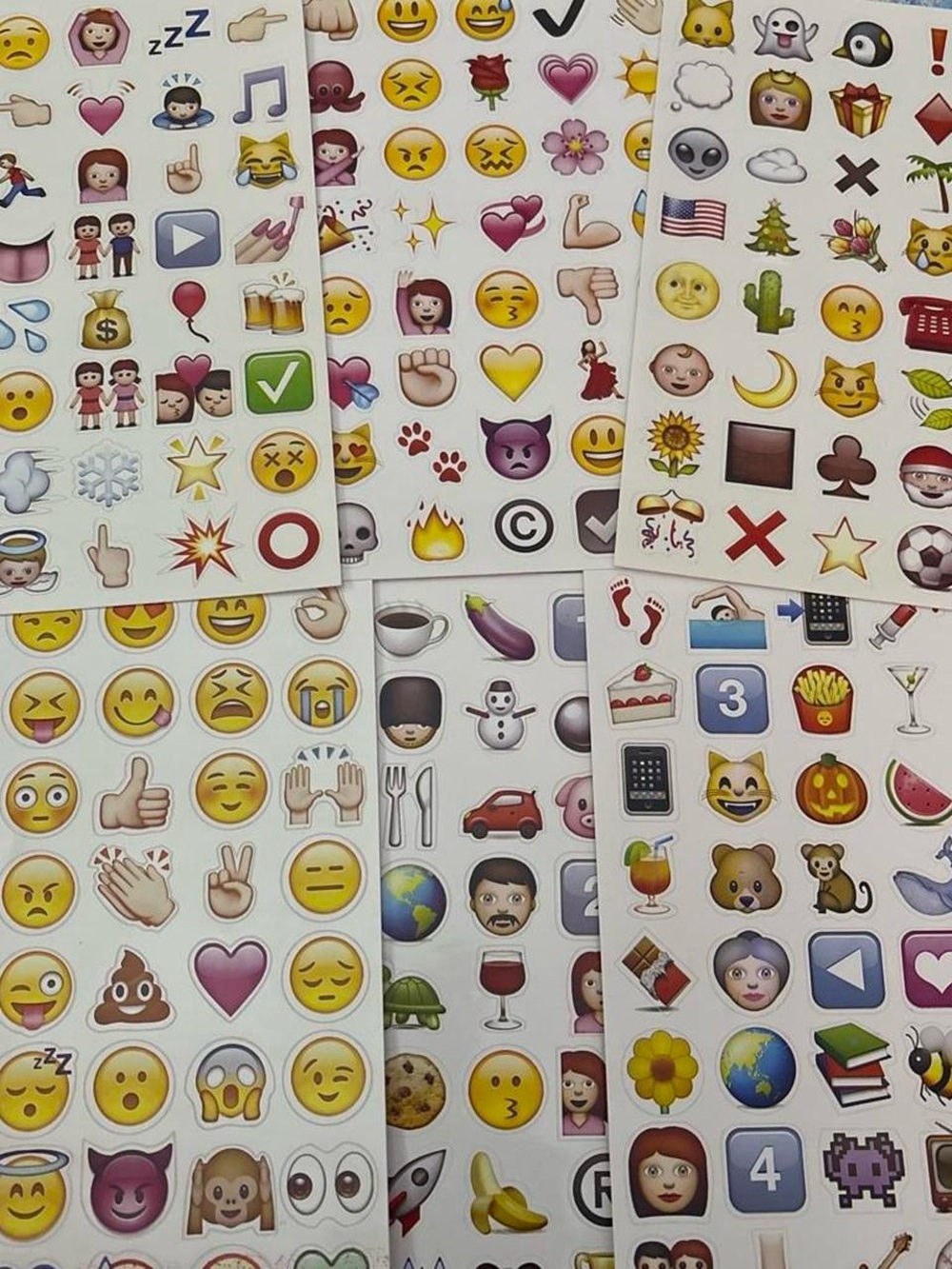 Emoji Sticker Sheets